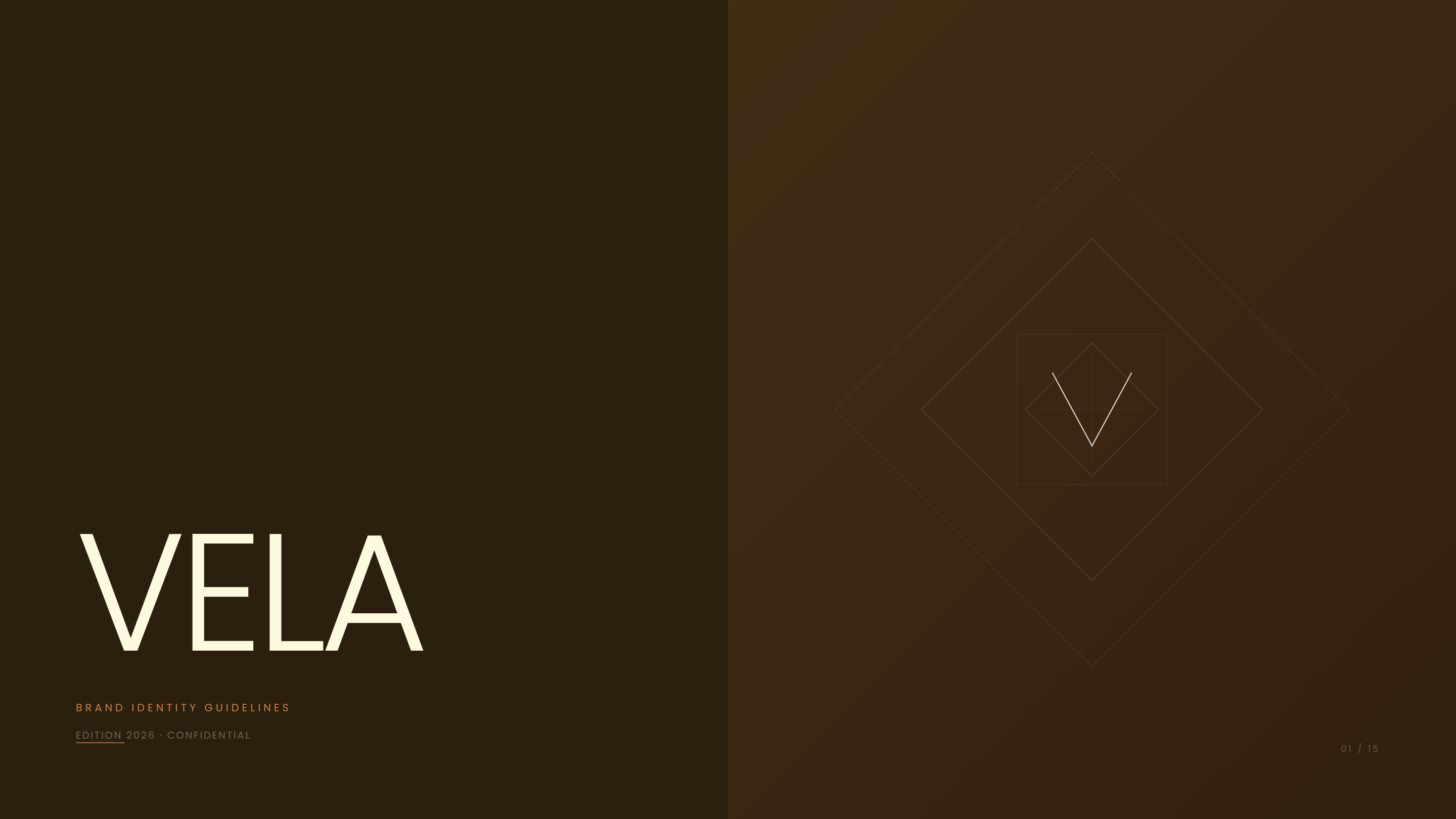 VELA Brand Identity Guidelines – Seite 1, Logo Design und Branding durch KKM Media