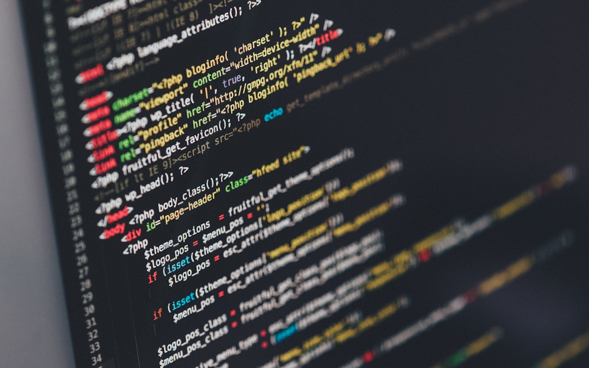 Professionelles Webdesign auf dem Bildschirm